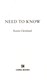 Need to know by Karen Cleveland
