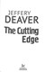 The cutting edge by Jeffery Deaver