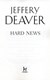 Hard news by Jeffery Deaver