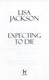 Expecting to die by Lisa Jackson