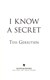 I Know a Secret P/B by Tess Gerritsen