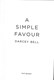A simple favour by Darcey Bell