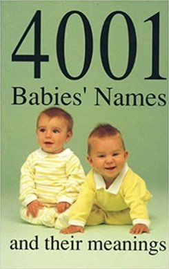 4001 babies' names by James Glennon