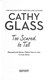 Too scared to tell by Cathy Glass