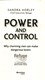Power and control by Sandra Horley