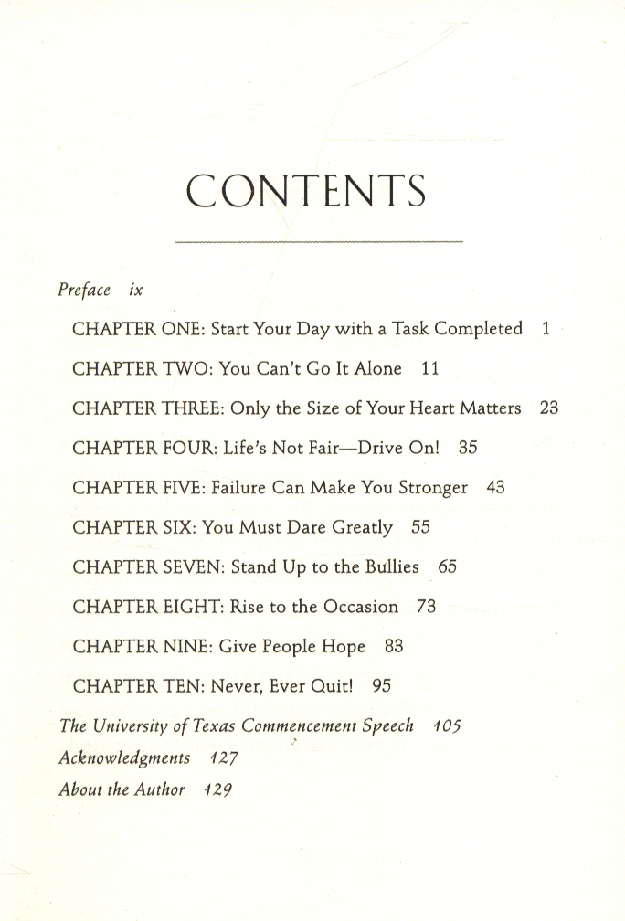 Buy Make Your Bed Book at Easons