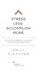 Stress less, accomplish more by Emily Fletcher
