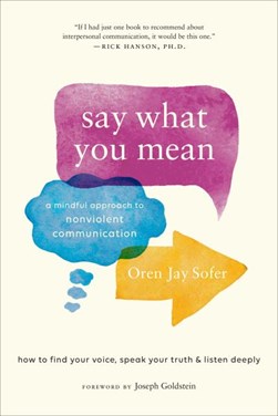 Say what you mean by Oren Sofer