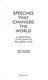 Speeches That Changed The World P/B by 