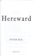 Hereward by Peter Rex