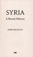 Syria by John McHugo