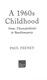 A 1960s Childhood by Paul Feeney