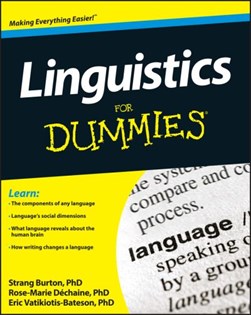 Linguistics for dummies by Strang Burton