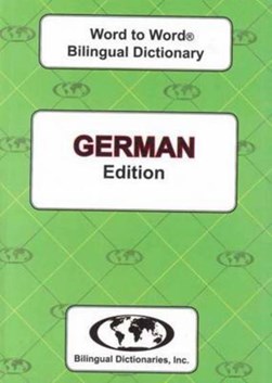 English-German & German-English Word-to-Word Dictionary by H. Bell