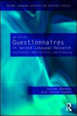 Questionnaires in second language research by Zoltán Dörnyei