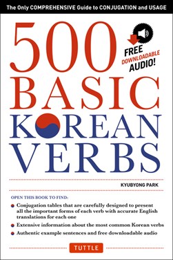 500 basic Korean verbs by Kyubyong Park