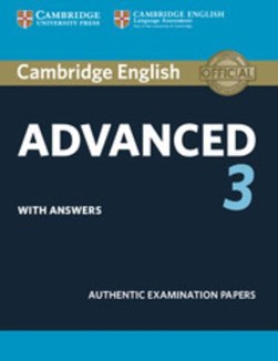 Cambridge English advanced 3. Student's book with answers by 