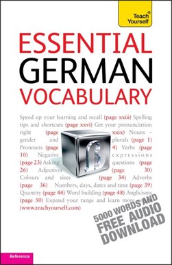 Ty Essential German Vocabulary by Lisa Kahlen