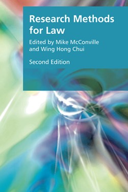 Research methods for law by Michael McConville