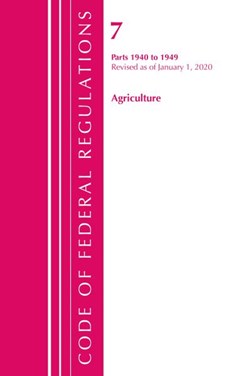Code of Federal Regulations, Title 07 Agriculture 1940-1949, by Office Of The Federal Register