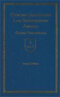 Criminal Justice and Law Enforcement Annual by Larry E. Sullivan