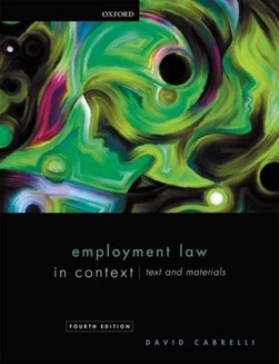 Employment law in context by David A. Cabrelli