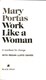 Work Like a Woman P/B by Mary Portas