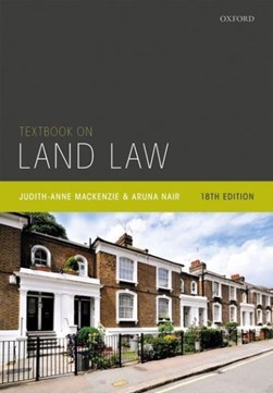 Textbook on land law by Judith-Anne MacKenzie