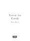 Love to cook by Mary Berry