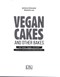 Vegan Cakes And Other Bakes H/B by Jérôme Eckmeier