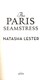 Paris Seamstress P/B by Natasha Lester
