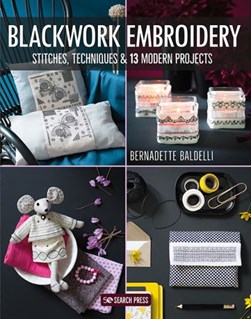 Blackwork embroidery by Bernadette Baldelli