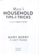 Marys Household Tips And Tricks H/B by Mary Berry