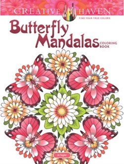 Creative Haven Butterfly Mandalas Coloring Book by Dianne Gaspas-Ettl