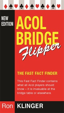 Acol bridge flipper by Ron Klinger