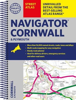 Philip's Street Atlas Navigator Cornwall & Plymouth by 