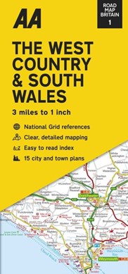 Road Map Britain: The West Country & South Wales by AA Publishing AA Publishing
