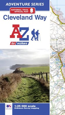 CLEVELAND WAY ADVENTURE ATLAS by A-Z Maps