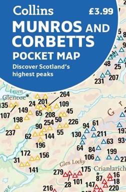 Munros and Corbetts Pocket Map by Collins Maps