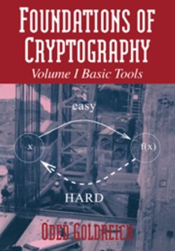 Foundations of cryptography by Oded Goldreich