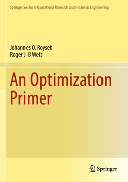 An optimization primer by Johannes O. Royset