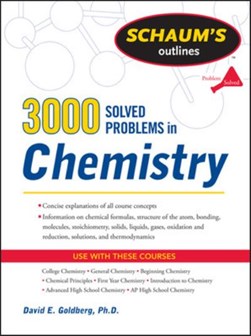 3,000 solved problems in chemistry by David E. Goldberg