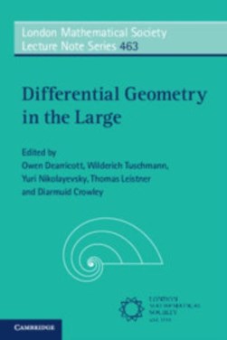 Differential geometry in the large by Australian-German Workshop on Differential Geometry in the Large