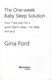The one-week baby sleep solution by Gina Ford