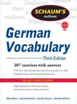 German vocabulary by Edda Weiss