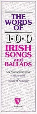 The Words of 100 Irish Songs and Ballads by Music Sales Corporation