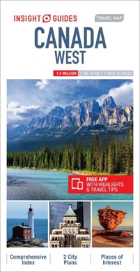 Insight Guides Travel Map Canada West by Insight Guides