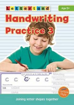 Handwriting practice. 3 Joining letter shapes together by Lisa Holt