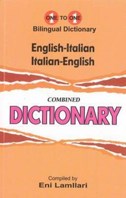 English-Italian & Italian-English One-to-One Dictionary by Eni Lamllari
