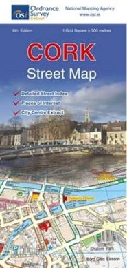 Cork Street Map (FS) 6ed by Ordnance Survey Ireland
